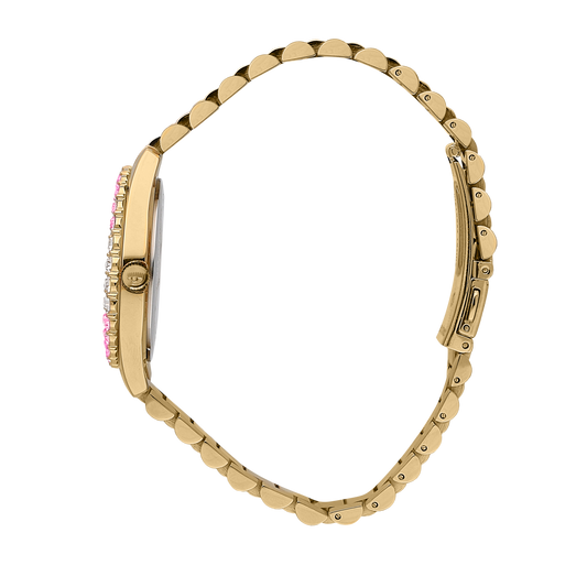 Chiara Ferragni Everyday Pink Zircon 34mm Gold Watch