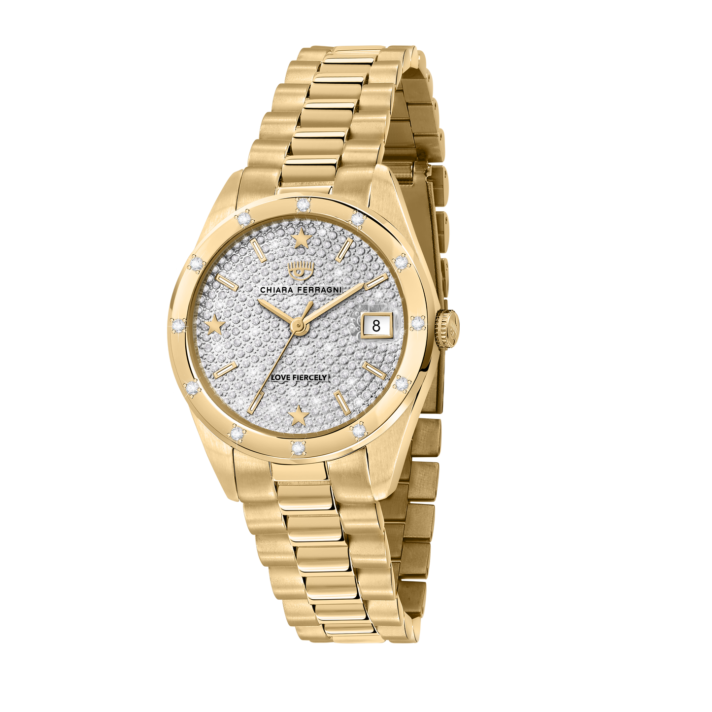 Chiara Ferragni Everyday Gold Glitter 32mm Watch