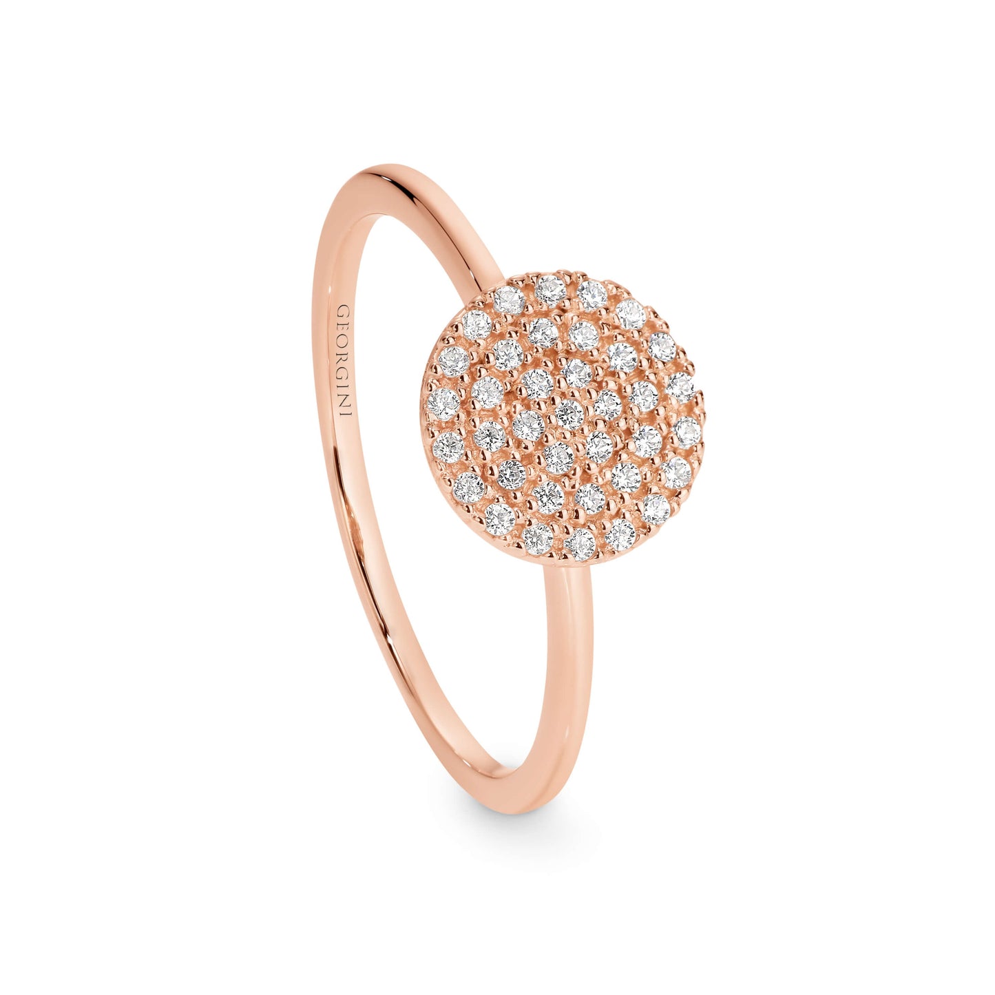 GEORGINI PAVO ROSE GOLD RING
