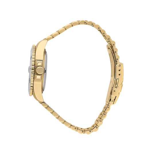 Philip Caribe Swiss Made Diving Gold Ladies Automatic Watch