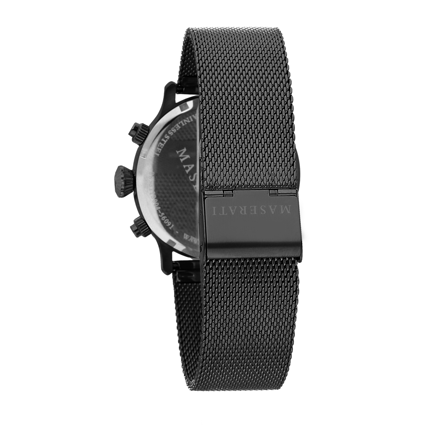 Maserati Epoca 42mm Black Steel Mesh Watch