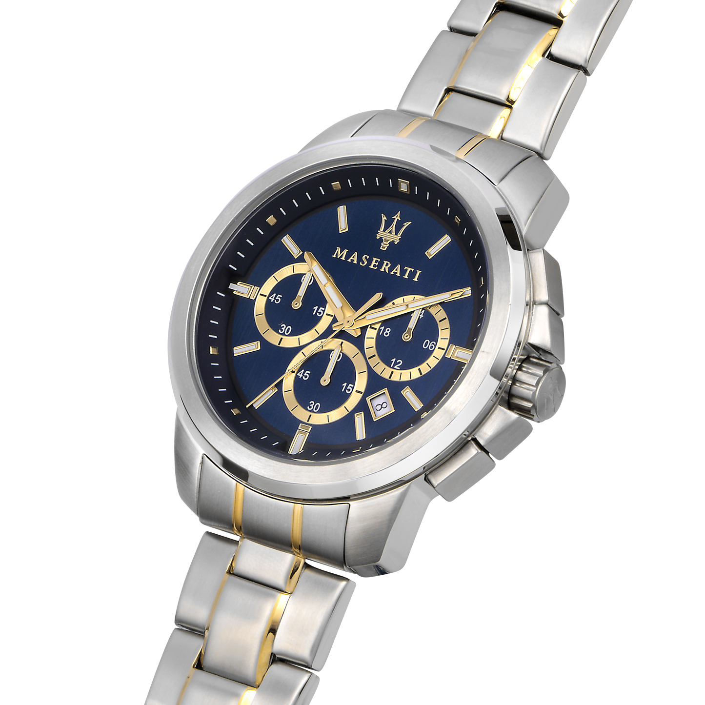 Maserati Successo 45mm Blue Watch