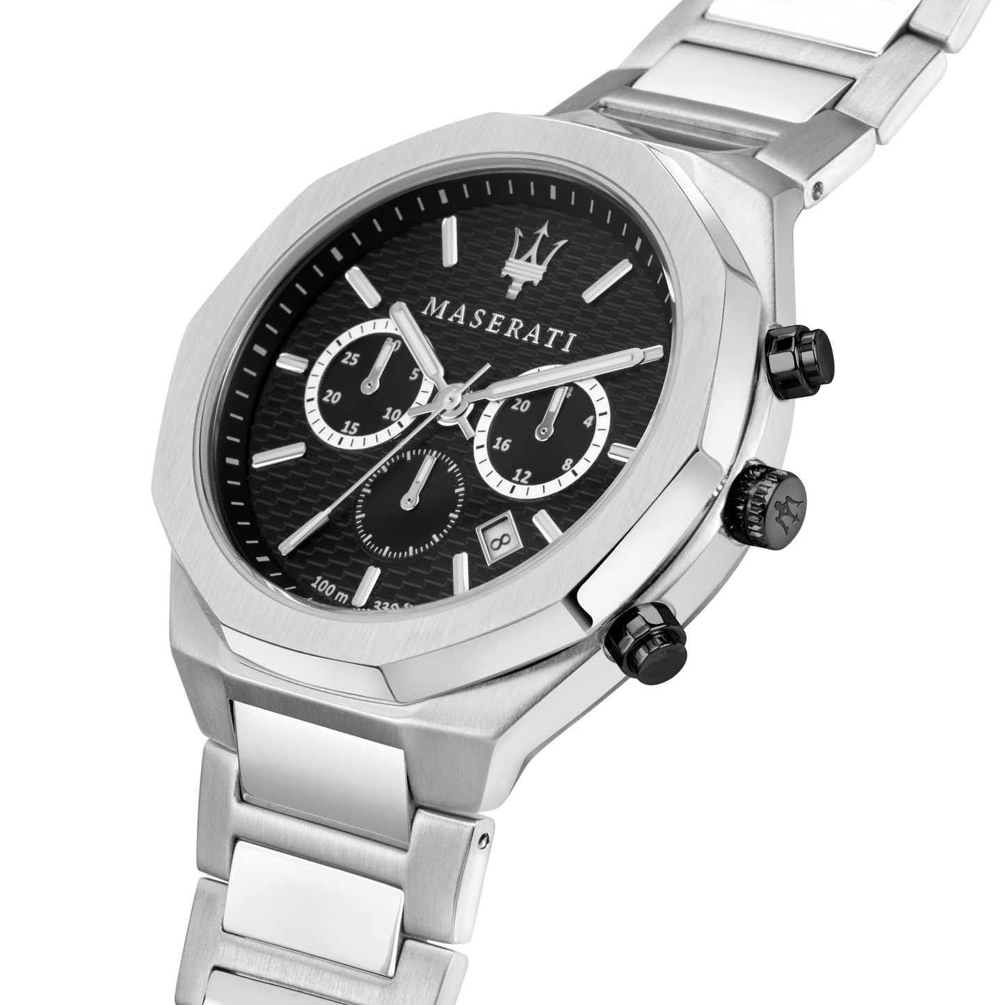 Maserati Stile Silver Chronograph