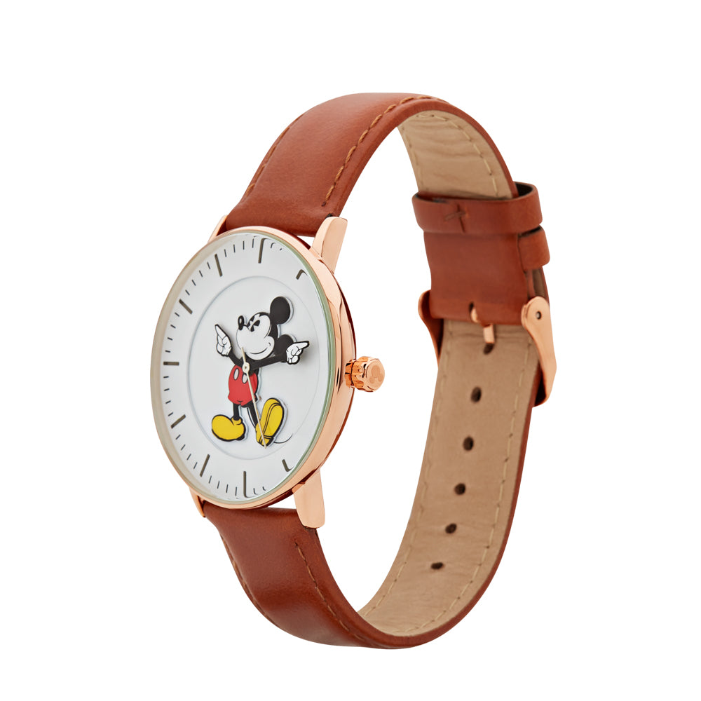 Disney Formal Mickey Rose Gold Watch