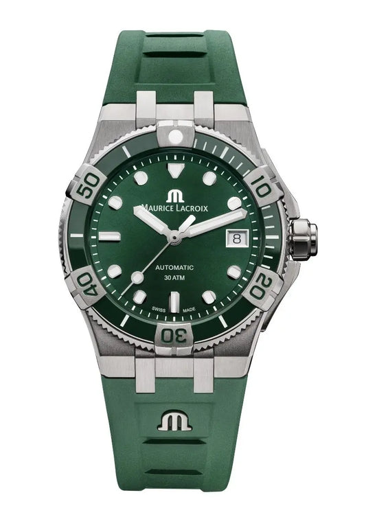 Maurice Lacroix Swiss-Made Aikon Venturer 38mm Green/Steel Watch