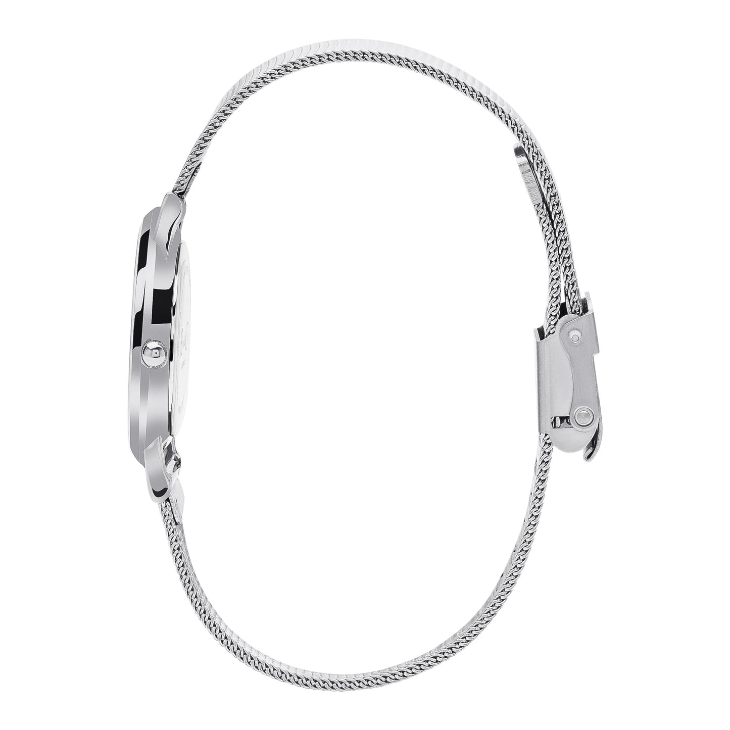 Rose & Coy You had me at hello 30mm Silver | Mesh Strap Watch