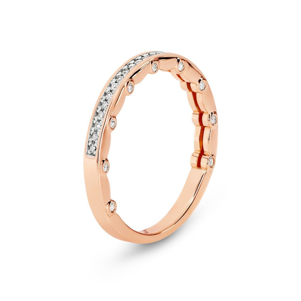 GEORGINI VENTO ROSE GOLD RING