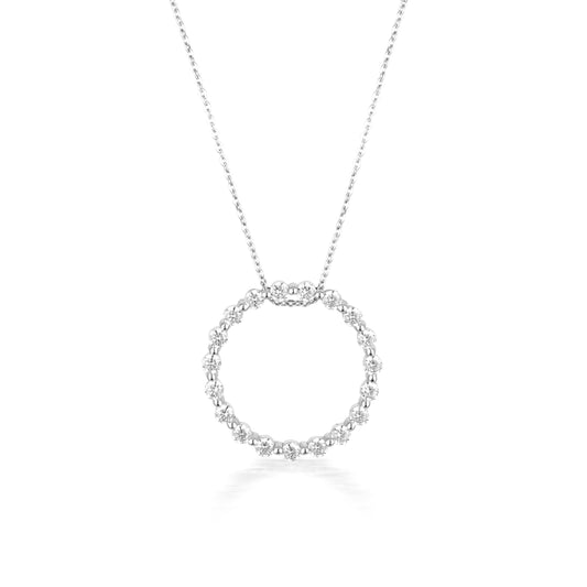 GEORGINI CIRCLE OF LIFE PENDANT - SILVER