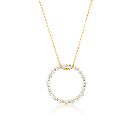 GEORGINI CIRCLE OF LIFE PENDANT - GOLD