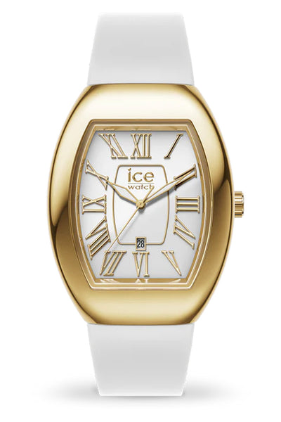 Ice Boliday Dome Metal White Gold Small Watch