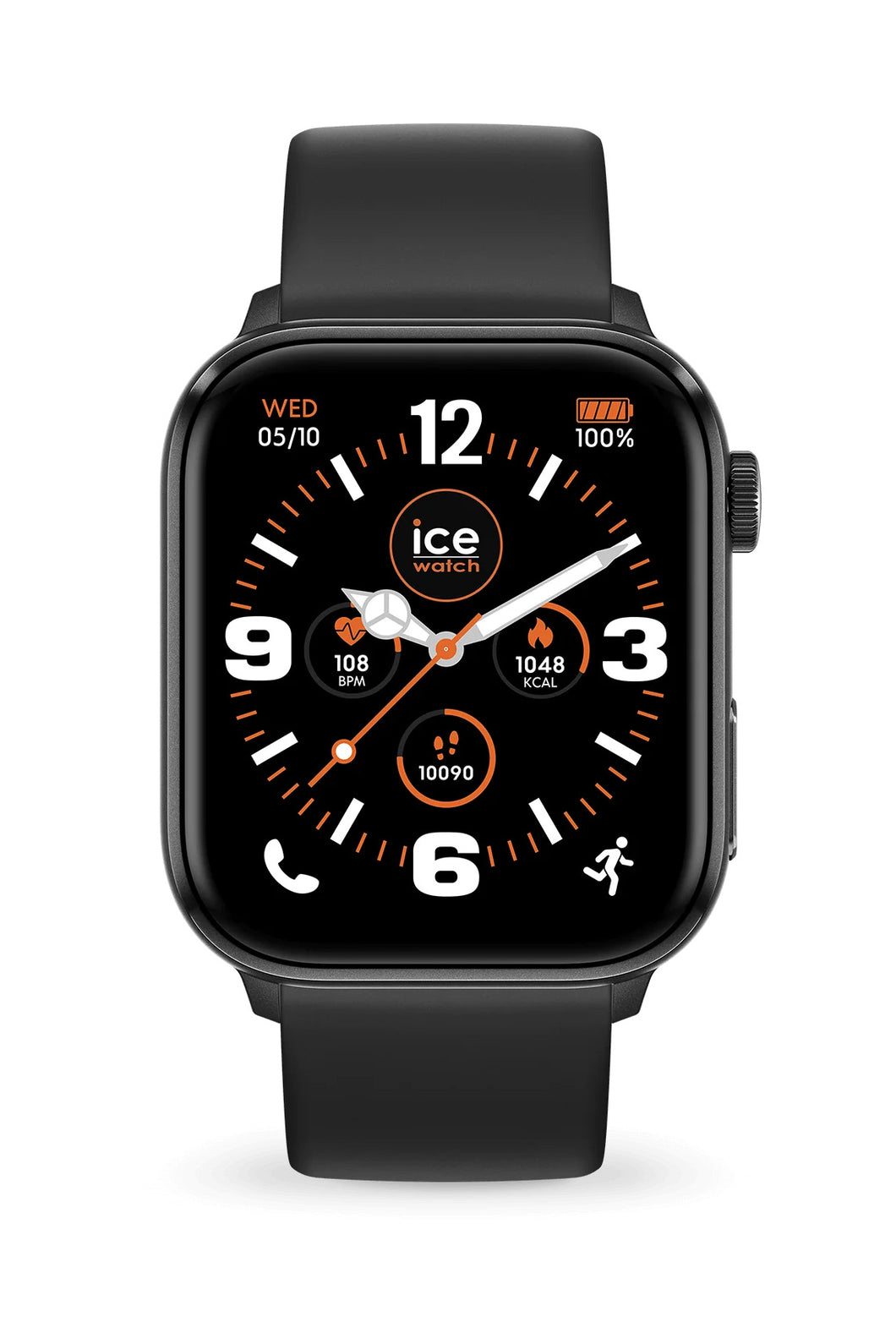 Ice smart 3.0 1.78 Amoled GPS Black Silicone Strap Watch