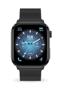 Ice smart 3.0 1.78 Amoled GPS Black Milanese Strap Watch