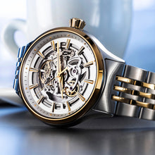 Load image into Gallery viewer, Roamer Competence Skeleton III Two-Tone Watch