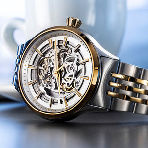 Roamer Competence Skeleton III Two-Tone Watch