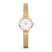 Load image into Gallery viewer, Bering Gift Set Lovely 26mm Gold Milanese Strap with Matching Bracelet Watch