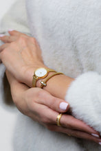 Load image into Gallery viewer, Bering Gift Set Lovely 26mm Gold Milanese Strap with Matching Bracelet Watch