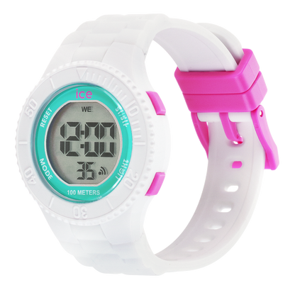 ICE digit - White turquoise