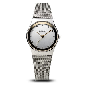 Bering Classic Polished Silver 27mm Mesh Watch