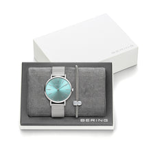 Load image into Gallery viewer, Bering Classic 34mm Polished Silver Strap Watch