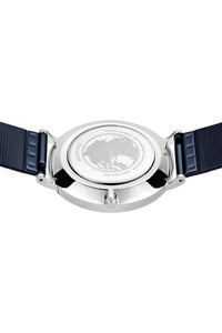 Bering Classic 40mm Blue Milanese Strap Watch