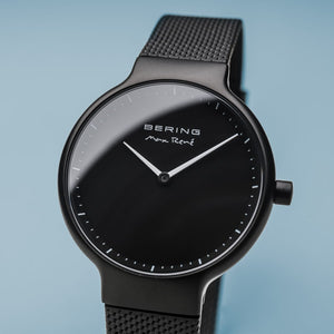 Bering Ladies Max René 31mm Black Milanese Strap Watch