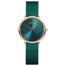 Load image into Gallery viewer, Bering Ultra Slim 27mm Green Milanese Strap Watch