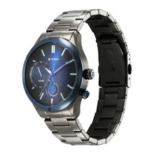 Load image into Gallery viewer, Titan Stellar Quartz Multifunction Blue Dial Stainless Steel Strap Watch for Men