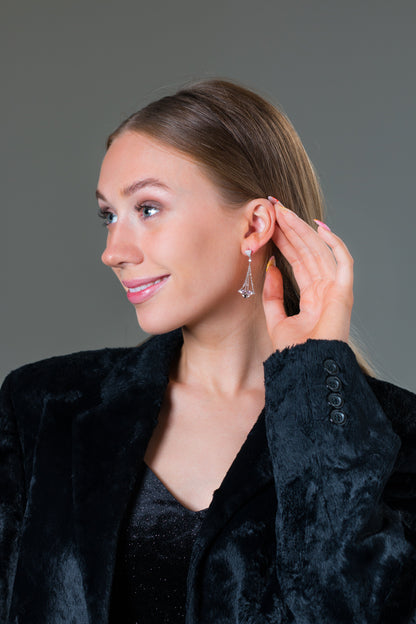 SUMMER SORBET BRILLIANT BOUQUET EARRINGS SILVER