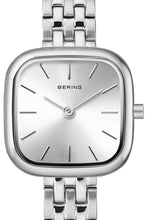 Load image into Gallery viewer, Bering Classic Ladies 26mm Square Case Silver Metal Strap Watch