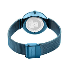 Load image into Gallery viewer, Bering Charity 32mm Blue Milanese Strap Watch