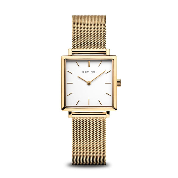 Bering Classic 33mm Gold Milanese Strap