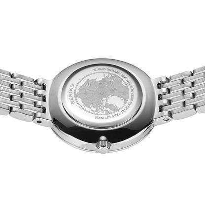 Bering Classic 26mm Polished Silver Strap Watch
