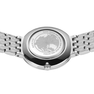 Bering Classic 26mm Polished Silver Strap Watch