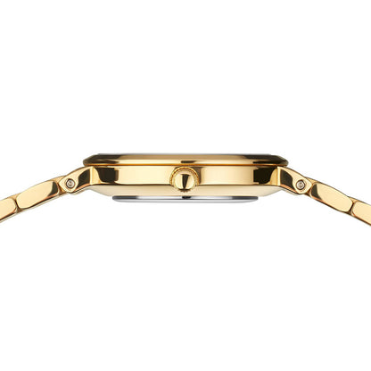 Bering Classic 26mm Polished Gold Strap Watch
