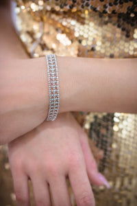 A CHRISTMAS JOURNEY SOIGNEE BRACELET SILVER