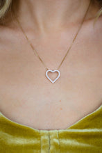 Load image into Gallery viewer, GEORGINI GOLD HEART 0.5TCW IN 9CT YELLOW GOLD PENDANT