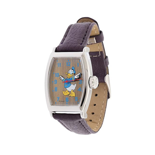 Disney Ingersoll Donald Tonneau 38mm Brown Leather Watch