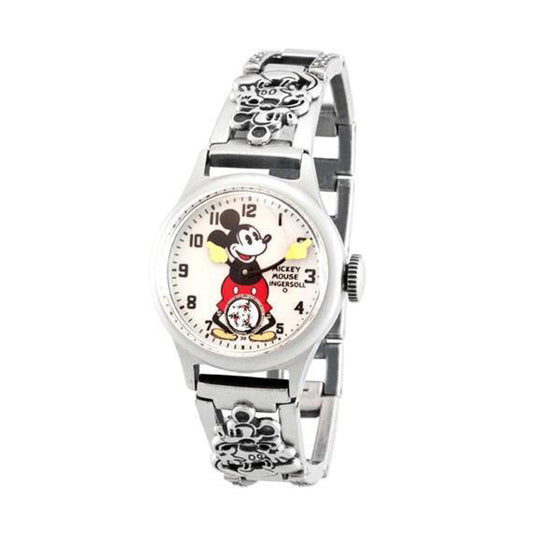 Disney Ingersoll Mickey 1930's Exposition 32mm Mechanical Stainless Steel Watch