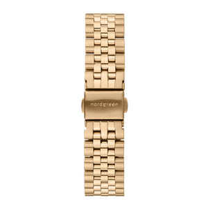 Nordgreen Native 36mm 5 Link Gold Bracelet Watch