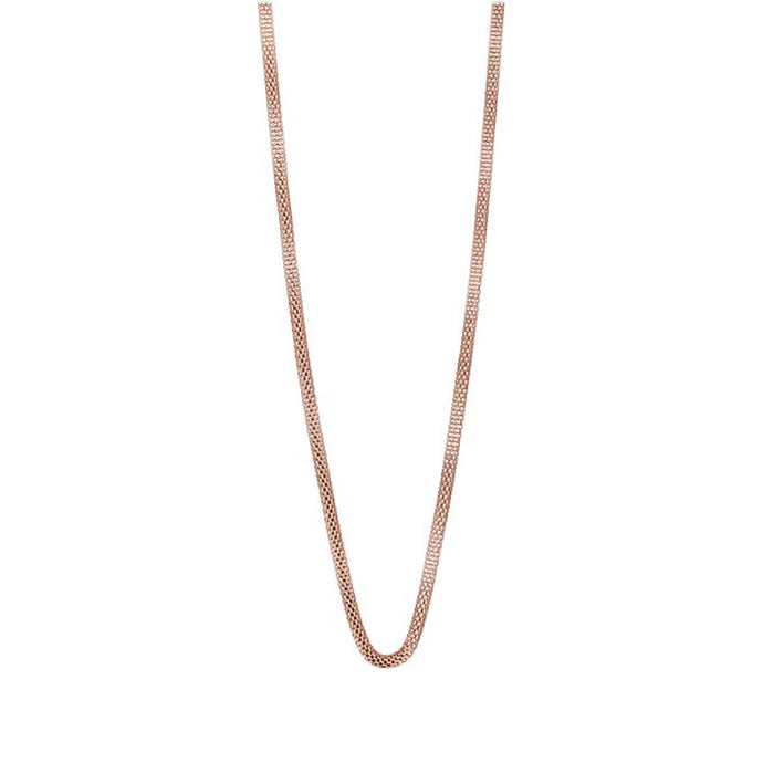 Bering Arctic Symphony Polished Rose Gold Necklace 45cm