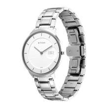 Load image into Gallery viewer, Titan Edge Metal Silver Dial Stainless Steel Strap Watch for Men