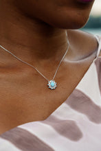 Load image into Gallery viewer, OPAL GLOW BARANGAROO BLUE CREATED OPAL PENDANT