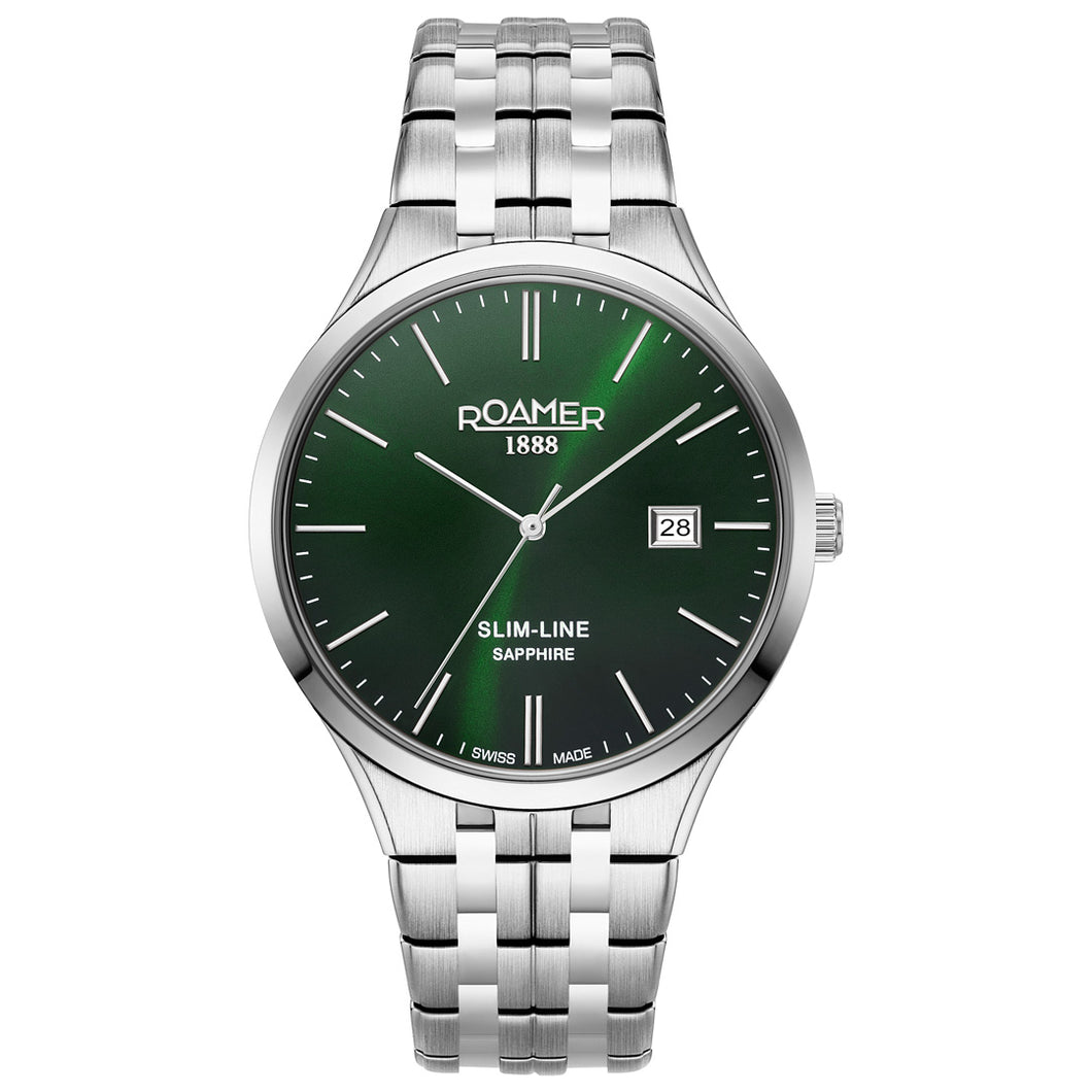 Roamer Slim-Line Classic Green 40mm Watch