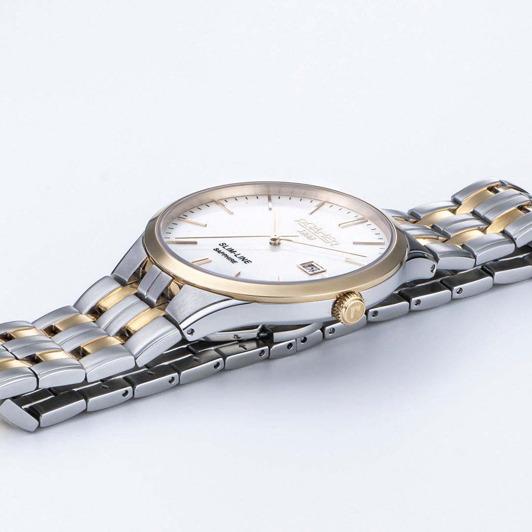 Roamer Slim-Line Classic Two-Tone 40mm Watch