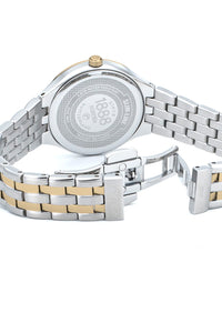 Roamer Slim Line 30mm Mother of Pearl and Diamond Dial Two Tone Stainless Steel Strap Watch