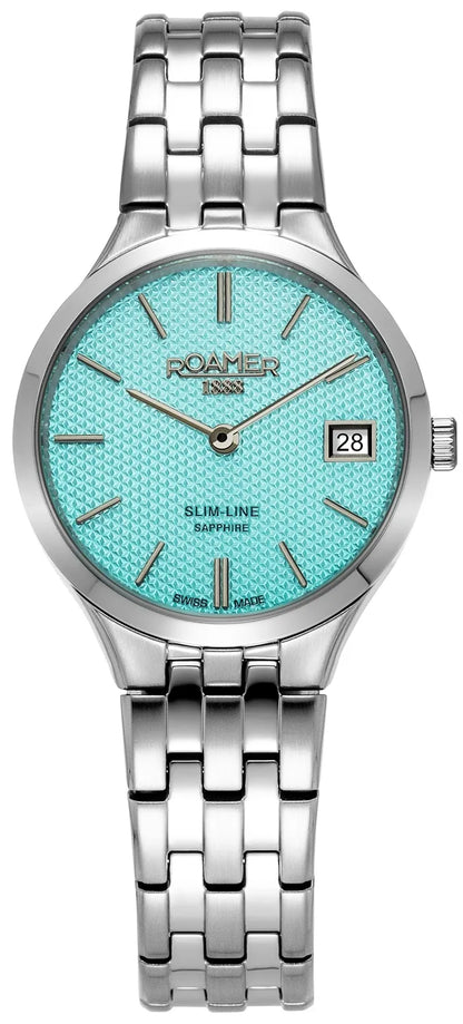 Roamer Slim-Line Ladies Sky Blue Watch