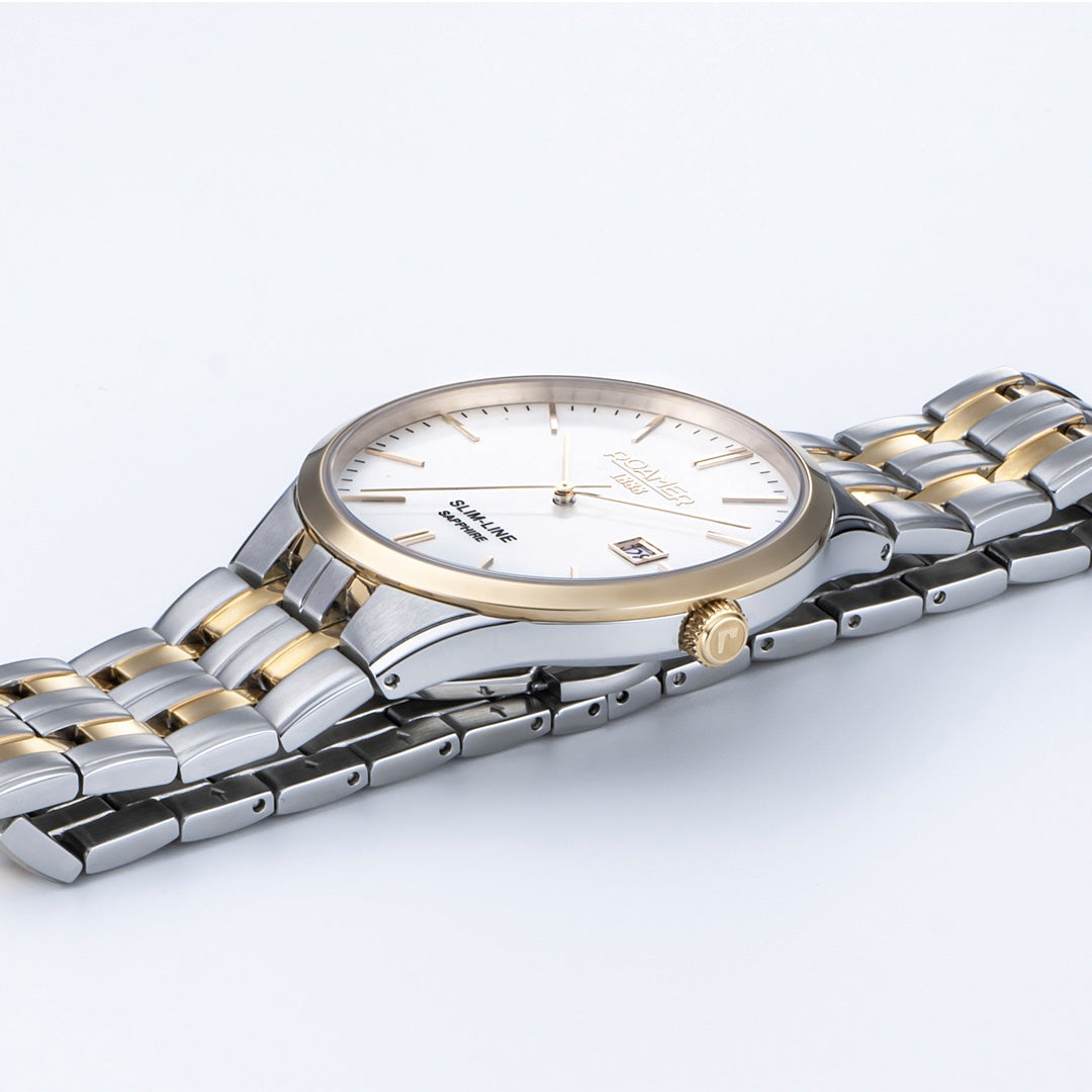 Roamer Slim-Line Classic Ladies Two-Tone 30mm Watch