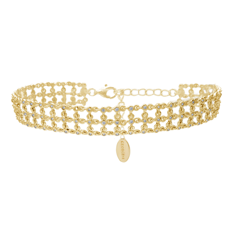 A CHRISTMAS JOURNEY SOIGNEE BRACELET GOLD