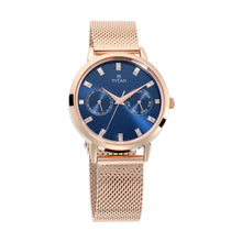 Load image into Gallery viewer, Titan Sparkle Blue Dial Analogue Multi Function Watch for Women