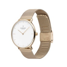 Load image into Gallery viewer, Nordgreen Native 32mm Gold Mesh Watch